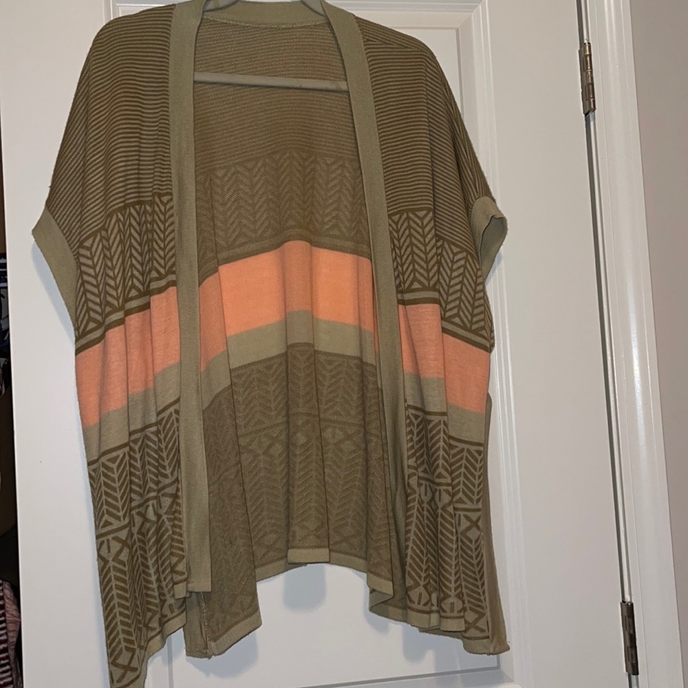 Short Sleeve Open Cardigan